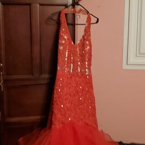 formal dress ( used worn 1 time)